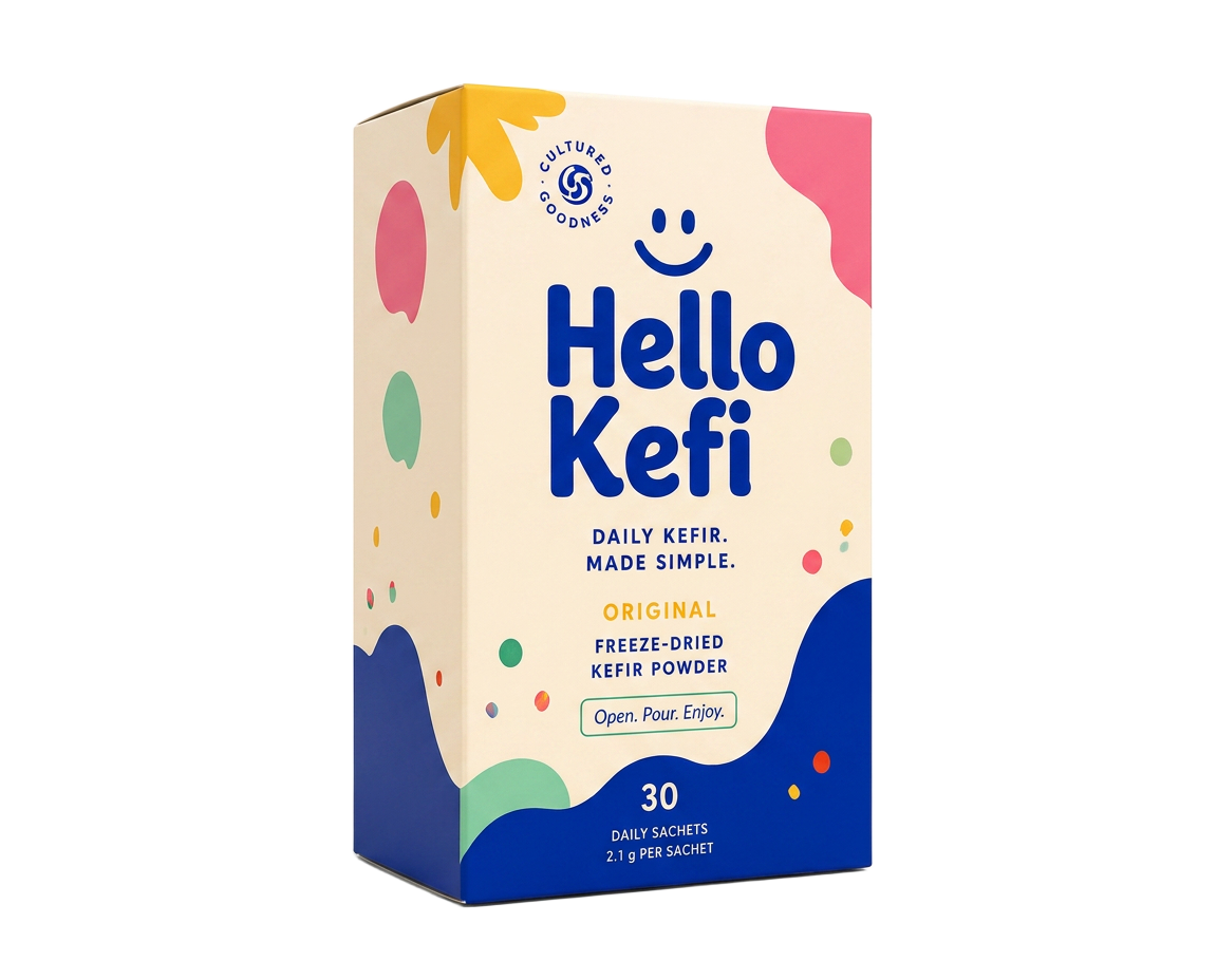 Hello Kefi retail box